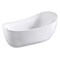 Aqua Eden 70.06 L, 33.44 W, Glossy White, Acrylic VTRS723432SA - alternate 1